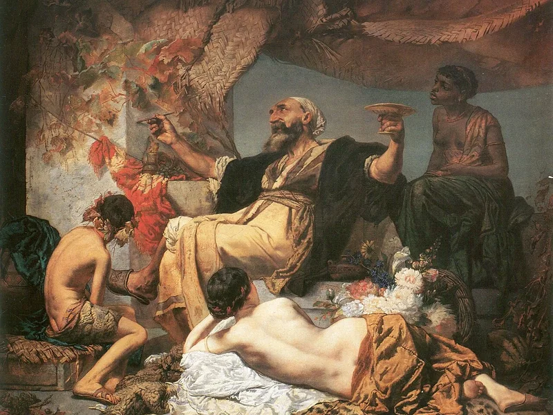 1829-Anselm Feuerbach - Hafiz davanti alla taverna